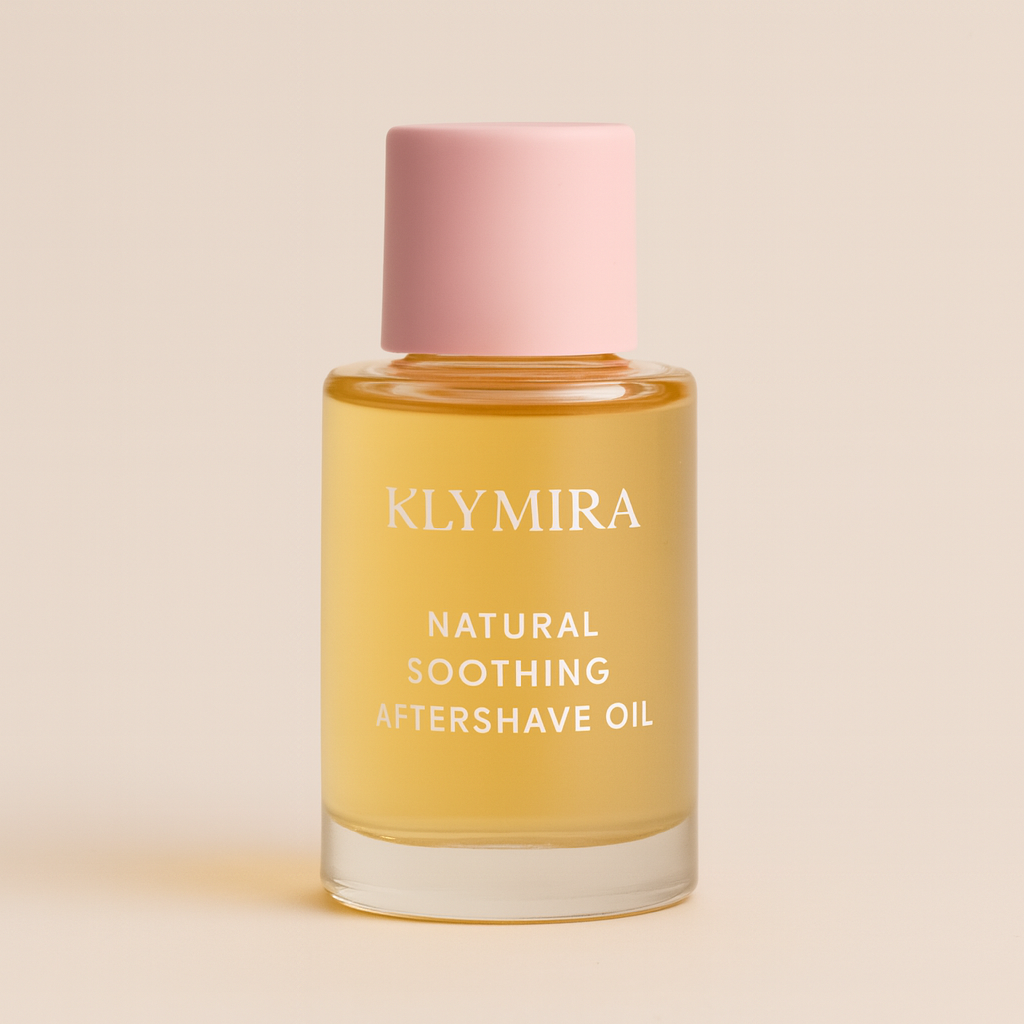 Natural soothing aftershave oil